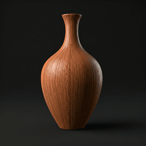 Terracotta vase — material selection